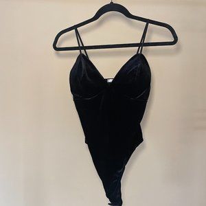 NWT Bozzolo Black Bodysuit Size Small